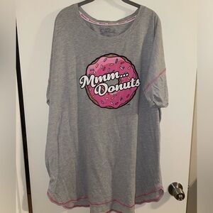 The Simpsons Big Donut shirt/ pajama night gown